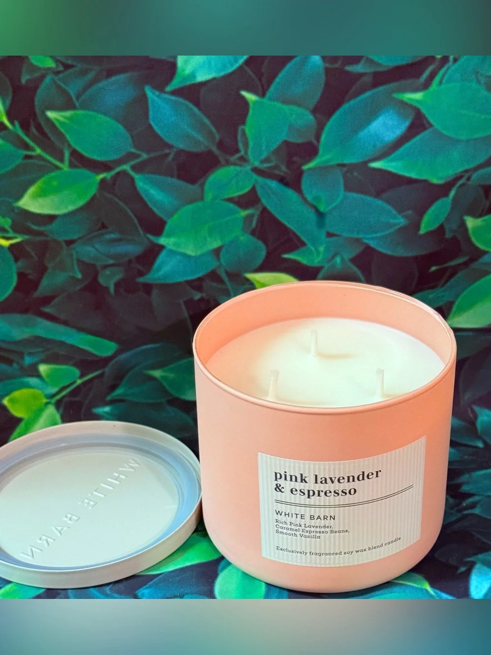 (2 for $35) Pink Lavender and Espresso 3 Wick Candle 14.5 oz Bath and Body Works
